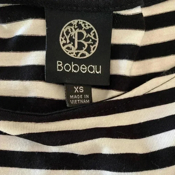 Bobeau striped midi dress size xs - Picture 2 of 4
